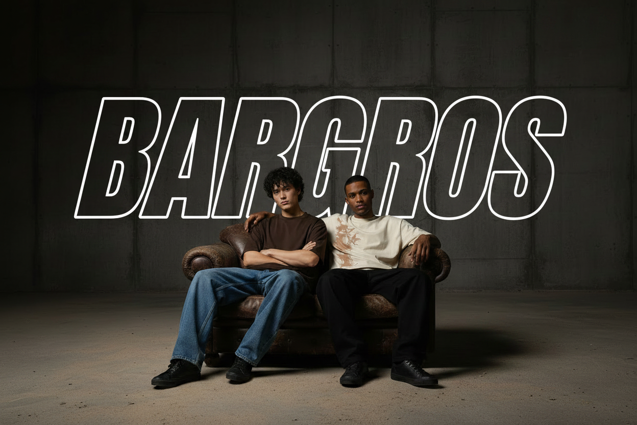 Banner Bargros - Logo outline detrás