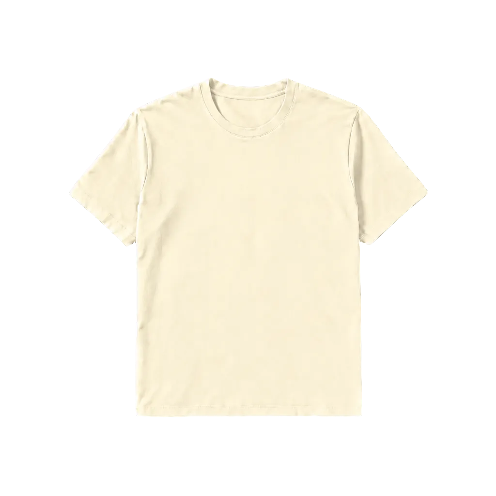 Camiseta crema más claro vista frontal