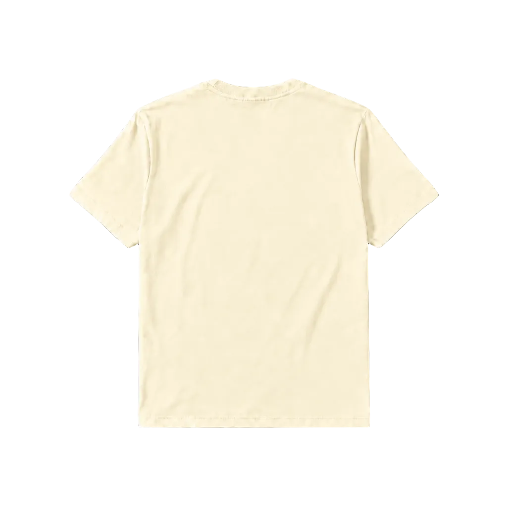 Camiseta crema más claro vista posterior