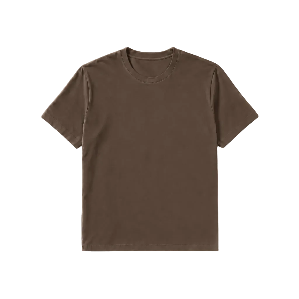 Camiseta vista frontal recoloreada