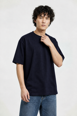 POLO OVERSIZE AZUL