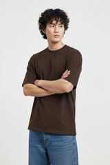 POLO OVERSIZE MARRÓN